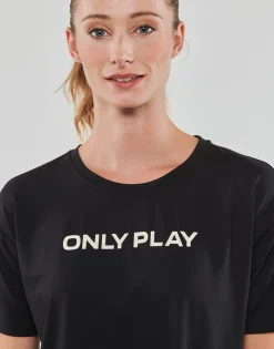Only Play T-shirts & Polos^- ONPFONT LOGO SHORT SS TRAIN TEE