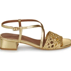 Otess / Zoï Sandales Et Nu-pieds^- Z1670-LAMI-GOLD-TRESSE-GOLD