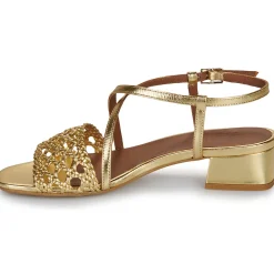 Otess / Zoï Sandales Et Nu-pieds^- Z1670-LAMI-GOLD-TRESSE-GOLD