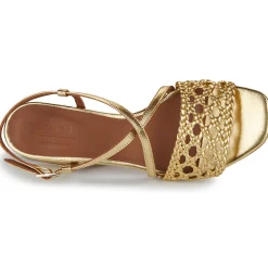 Otess / Zoï Sandales Et Nu-pieds^- Z1670-LAMI-GOLD-TRESSE-GOLD