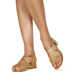 Otess / Zoï Sandales Et Nu-pieds^- Z1670-LAMI-GOLD-TRESSE-GOLD