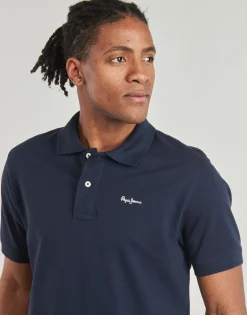 Pepe jeans - ESSENTIAL POLO CONTRAST LOGO Marine