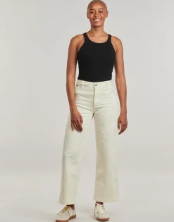 Pepe jeans Pantalons^- HIGH RISE WIDE CROP TANIA