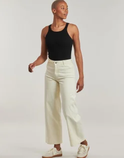 Pepe jeans Pantalons^- HIGH RISE WIDE CROP TANIA
