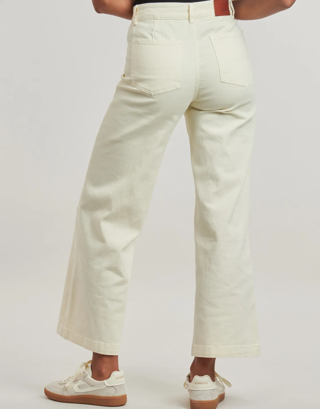 Pepe jeans Pantalons^- HIGH RISE WIDE CROP TANIA