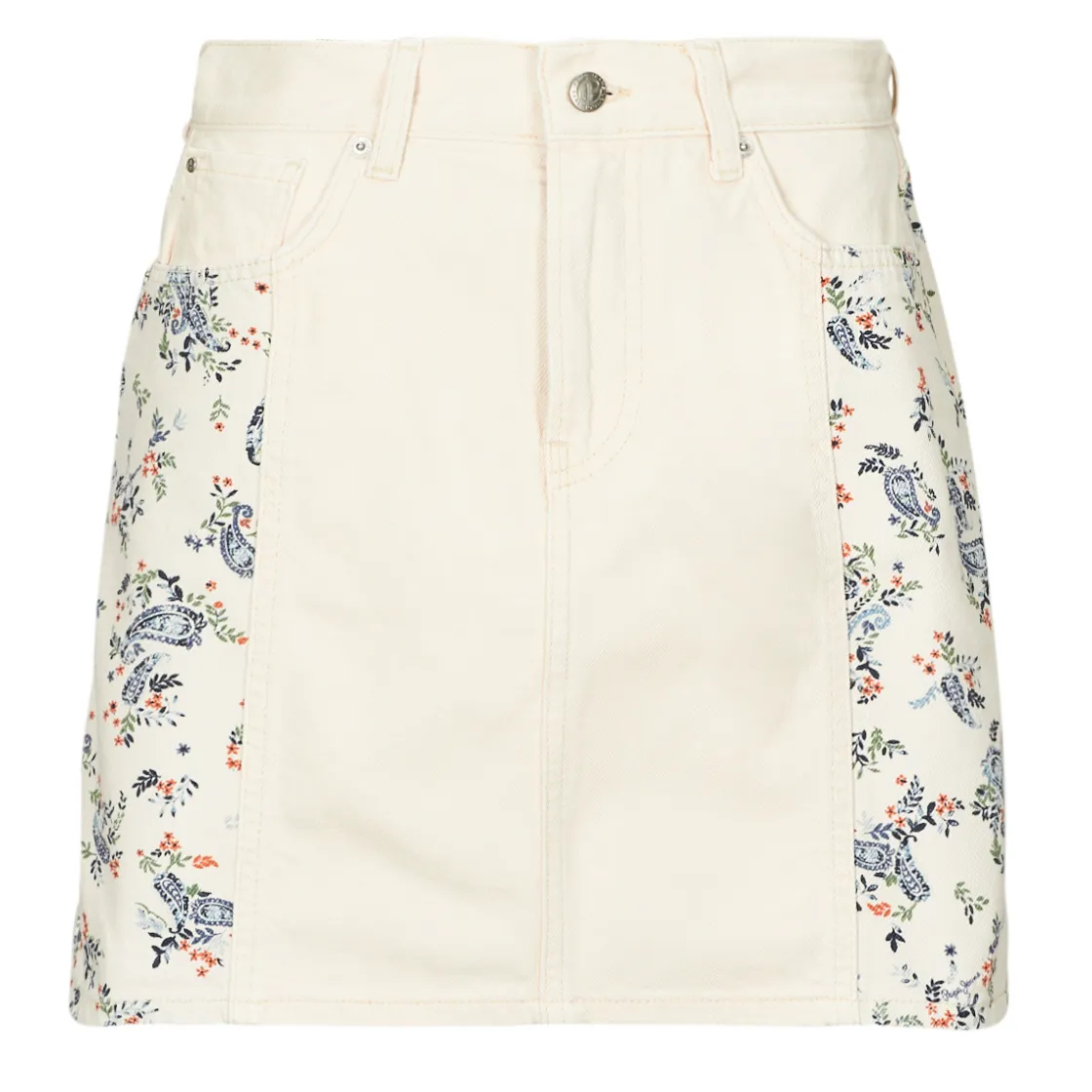 Pepe jeans Jupes^- MINI SKIRT HW PAISLEY