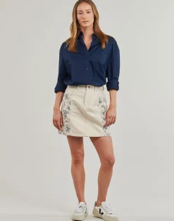 Pepe jeans Jupes^- MINI SKIRT HW PAISLEY