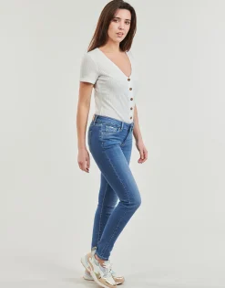 Pepe jeans - SKINNY JEANS LW Bleu Best