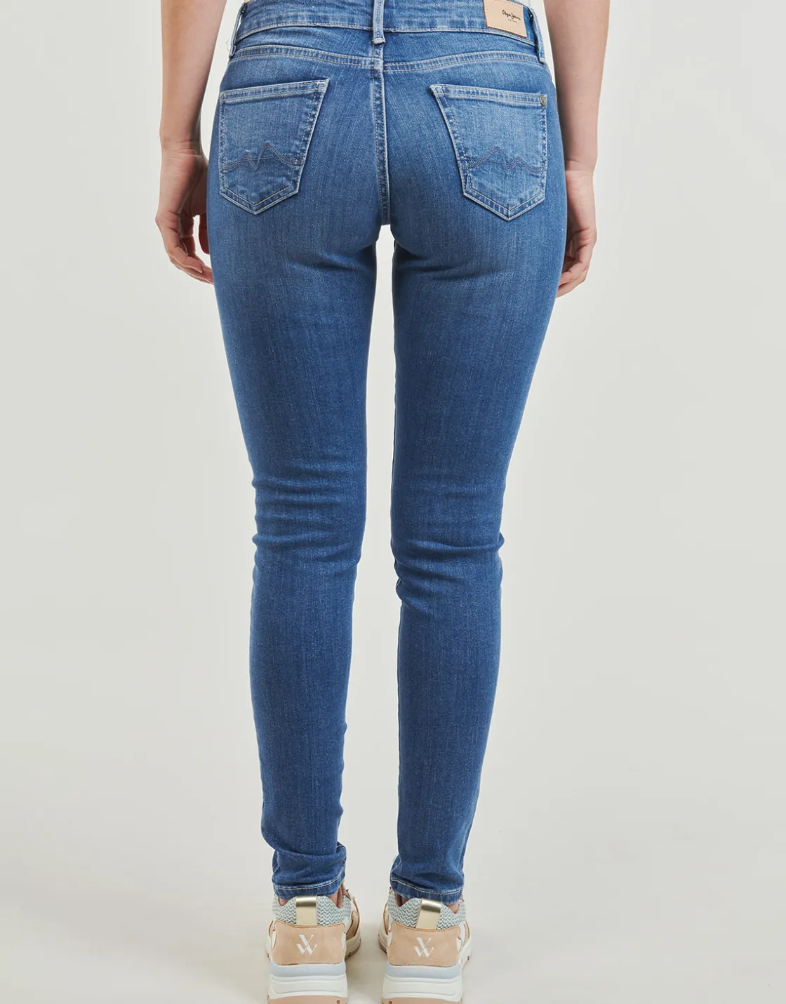 Pepe jeans - SKINNY JEANS LW Bleu Best