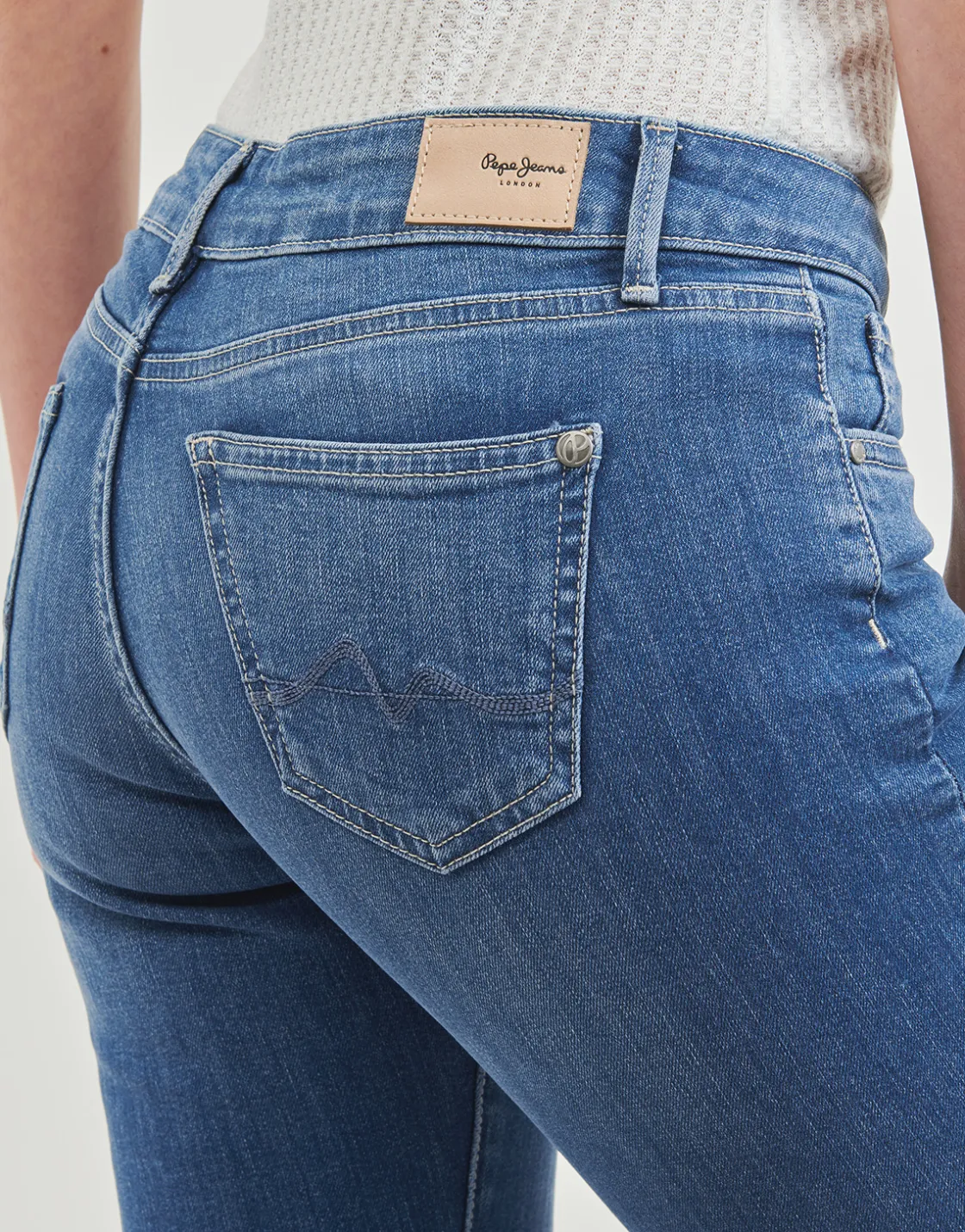 Pepe jeans - SKINNY JEANS LW Bleu Best