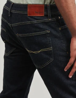 Pepe jeans - TAPERED JEANS Bleu Outlet