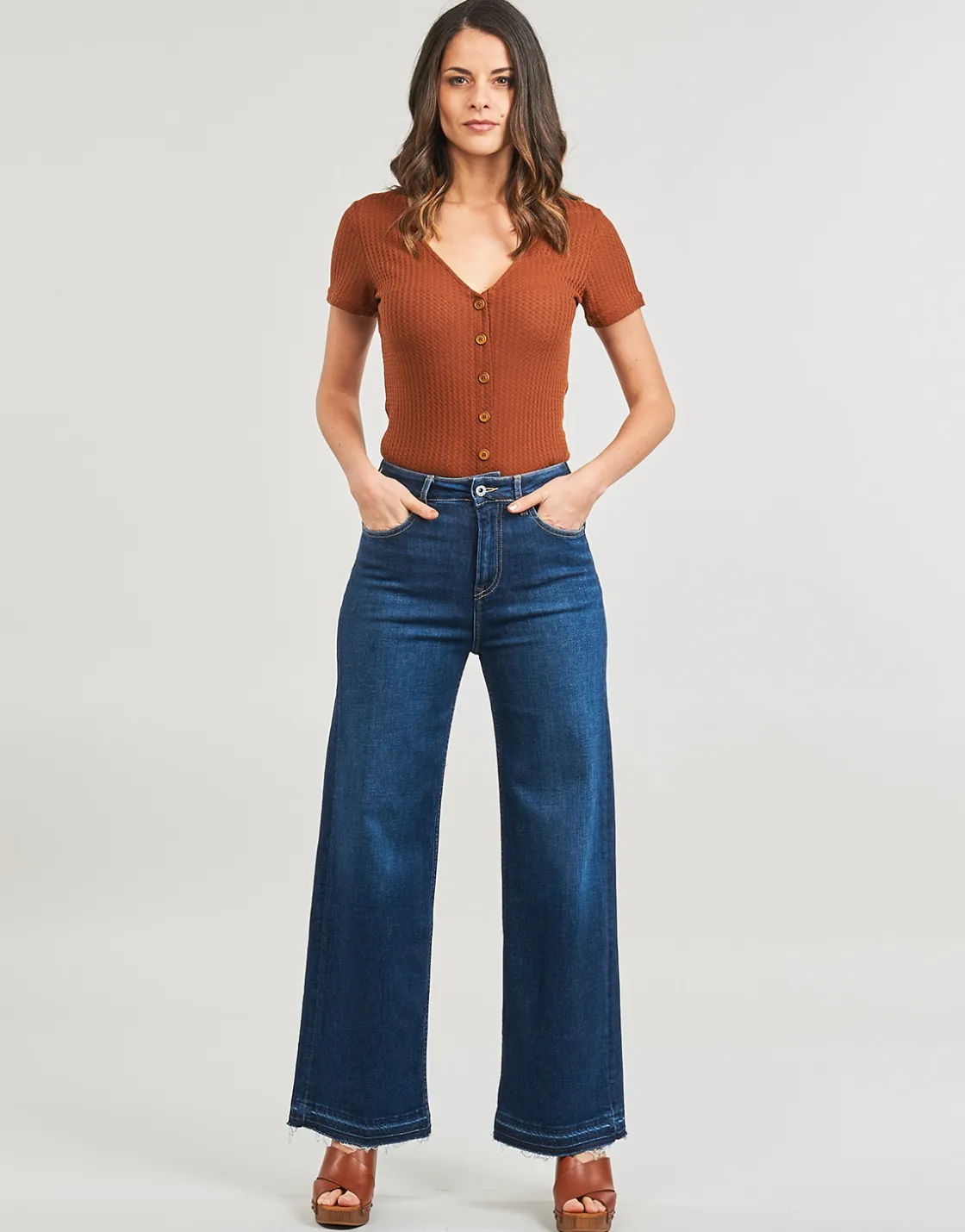Pepe jeans Jeans^- WIDE LEG JEANS UHW
