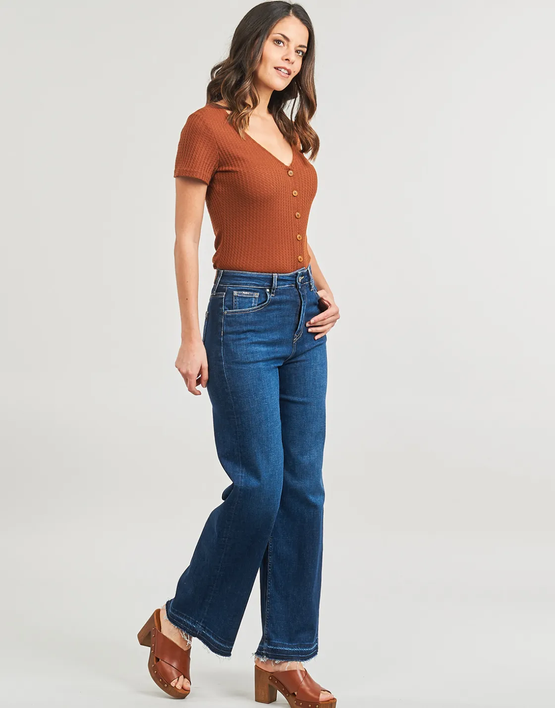 Pepe jeans Jeans^- WIDE LEG JEANS UHW