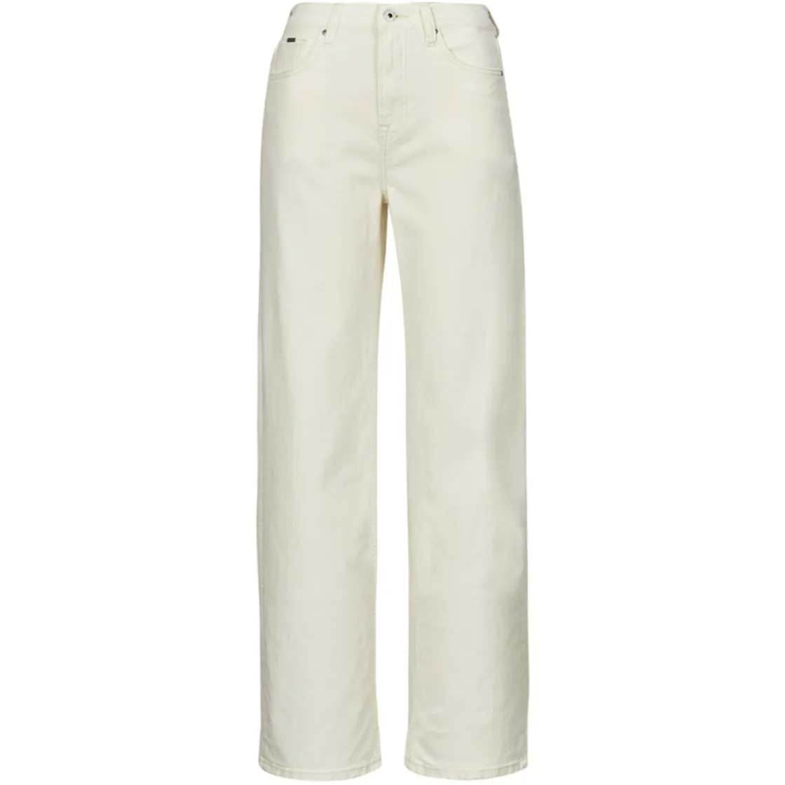 Pepe jeans - WIDE LEG JEANS UHW Ecru Discount