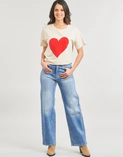 Pepe jeans - WIDE LEG JEANS UHW Bleu Sale