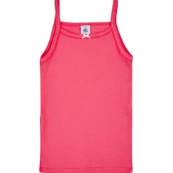 Petit Bateau - 3 CHEMISES BRETELLES Rose Clearance