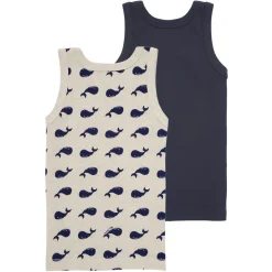 Petit Bateau - 2 DEBARDEURS Marine New