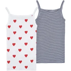 Petit Bateau - LOT X2 DEBARDEUR< T-shirts & Polos