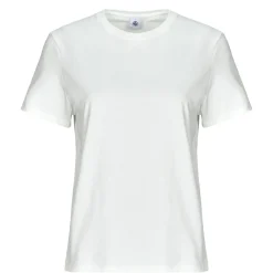 Petit Bateau - MC COL ROND Blanc Outlet
