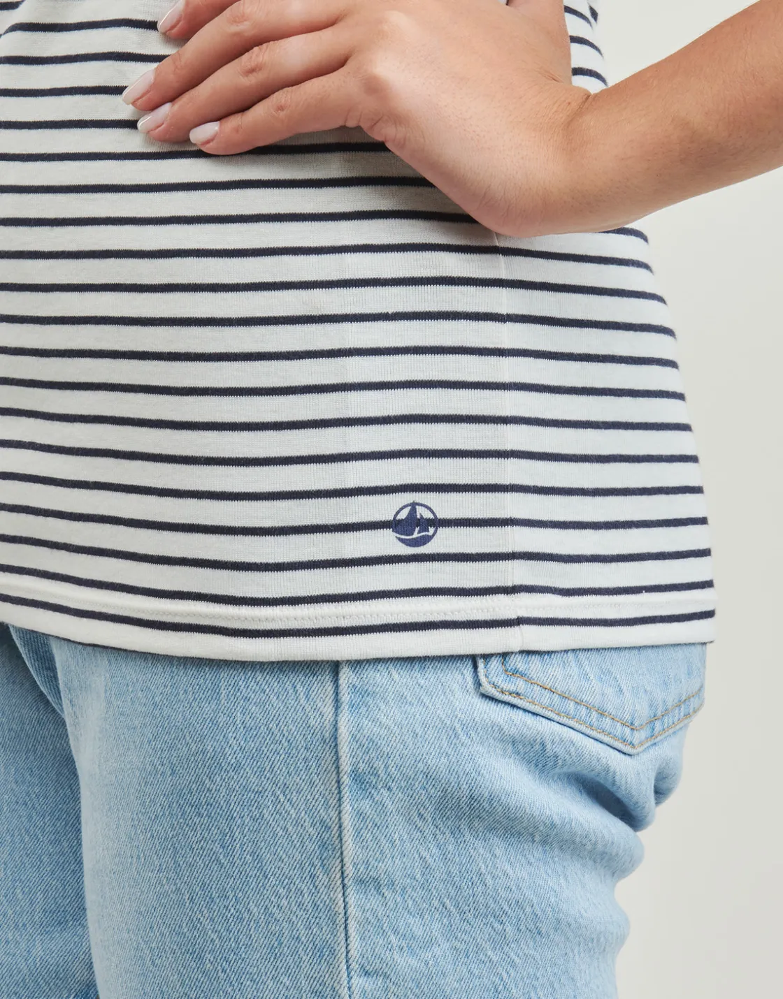 Petit Bateau - MC COL ROND Marine Sale