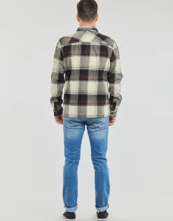 Petrol Industries Vestes^- MEN SHIRT LONG SLEEVE CHECK
