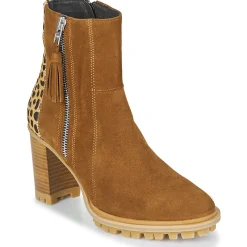 Philippe Morvan - LOKS V1 VELOURS CAMEL/LEOP< Bottines / Boots