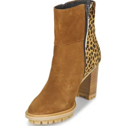 Philippe Morvan - LOKS V1 VELOURS CAMEL/LEOP< Bottines / Boots