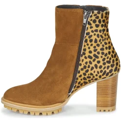 Philippe Morvan - LOKS V1 VELOURS CAMEL/LEOP< Bottines / Boots