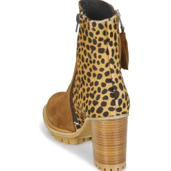 Philippe Morvan - LOKS V1 VELOURS CAMEL/LEOP< Bottines / Boots