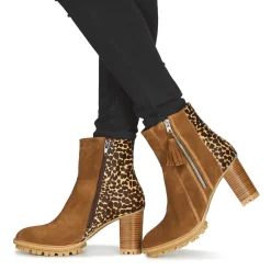 Philippe Morvan - LOKS V1 VELOURS CAMEL/LEOP< Bottines / Boots