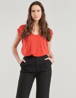 Pieces - PCBILLO TEE LUREX STRIPES< T-shirts & Polos