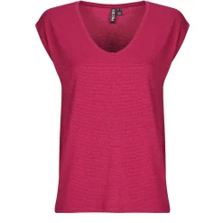 Pieces T-shirts & Polos^- PCBILLO TEE LUREX STRIPES