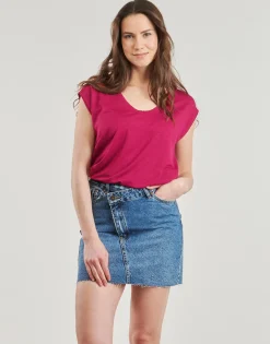 Pieces T-shirts & Polos^- PCBILLO TEE LUREX STRIPES
