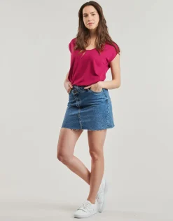 Pieces T-shirts & Polos^- PCBILLO TEE LUREX STRIPES