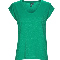 Pieces T-shirts & Polos^- PCBILLO TEE LUREX STRIPES