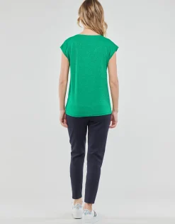 Pieces T-shirts & Polos^- PCBILLO TEE LUREX STRIPES