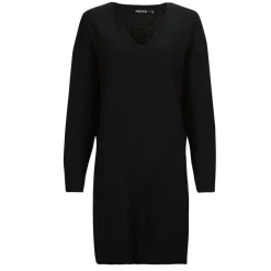 Pieces - PCJULIANA LS V-NECK KNIT DRESS NOOS BC< Robes