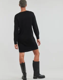 Pieces - PCJULIANA LS V-NECK KNIT DRESS NOOS BC< Robes