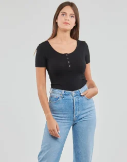 Pieces - PCKITTE SS TOP Noir Best