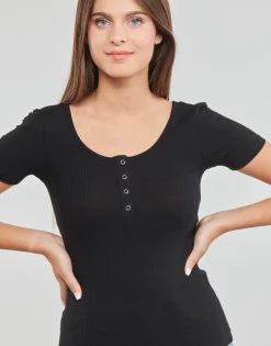 Pieces - PCKITTE SS TOP Noir Best
