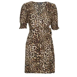 Pieces Robes^- PCTALA 2/4 WRAP  DRESS