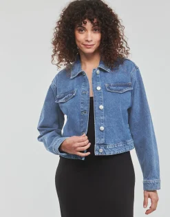 Pieces - PCTESSIE LS DNM JACKET MB873< Vestes