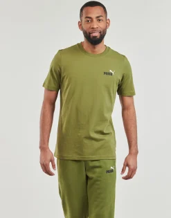 Puma - ESS+ 2 COL SMALL LOGO TEE Kaki Best