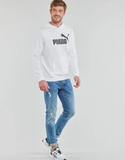 Puma - ESS BIG LOGO HOODIE FL< Sweats & Polaires