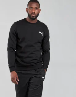 Puma - ESS CREW SWEAT FL Noir Hot
