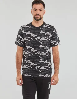 Puma T-shirts & Polos^- ESS+ LOGO LAB AOP TEE