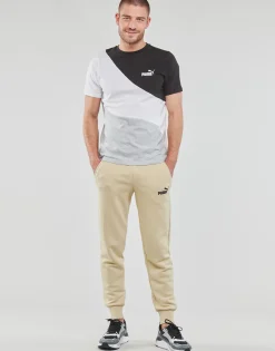 Puma - ESS LOGO PANTS Beige