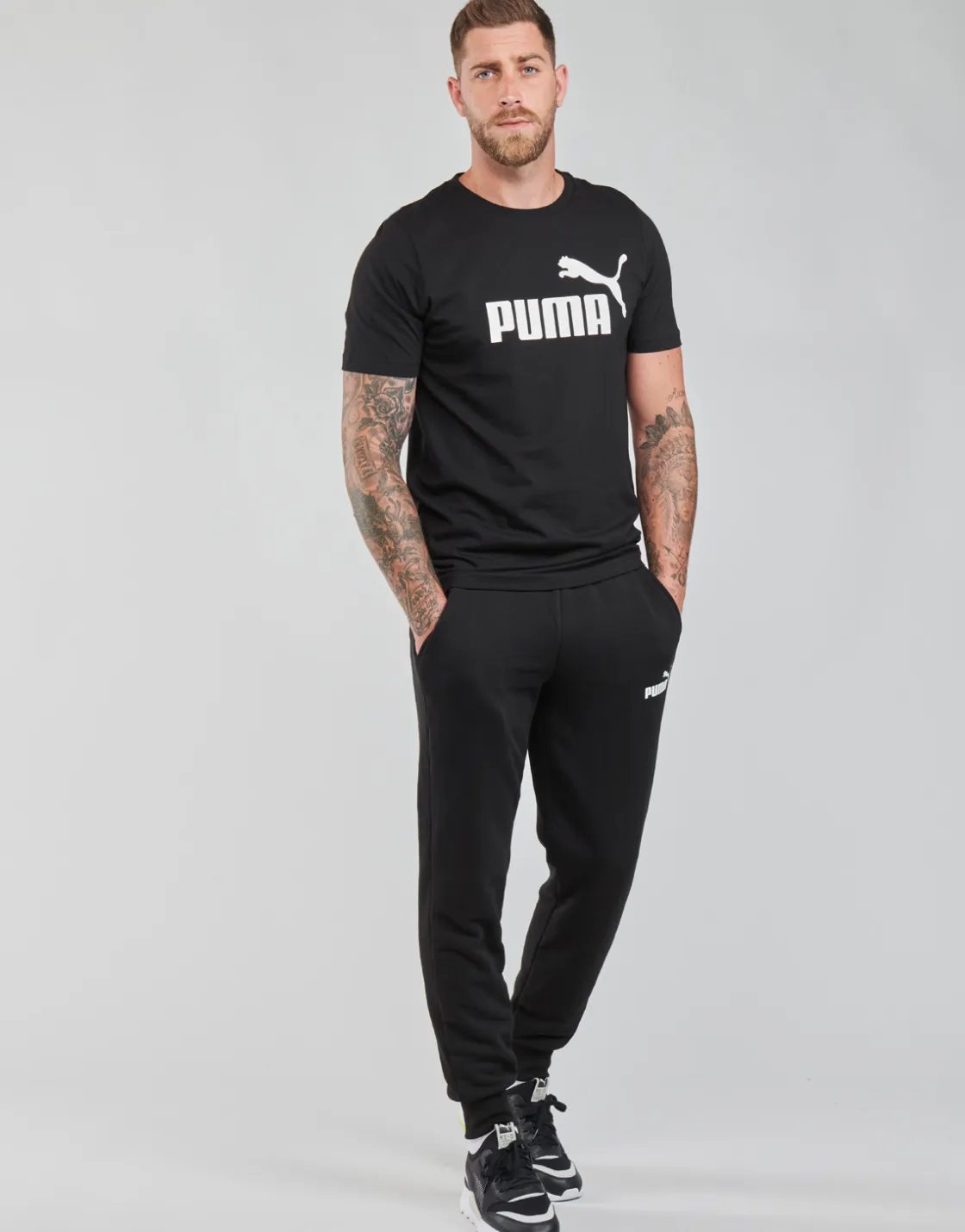 Puma - ESS LOGO PANTS FL CL< Joggings & Survêtements