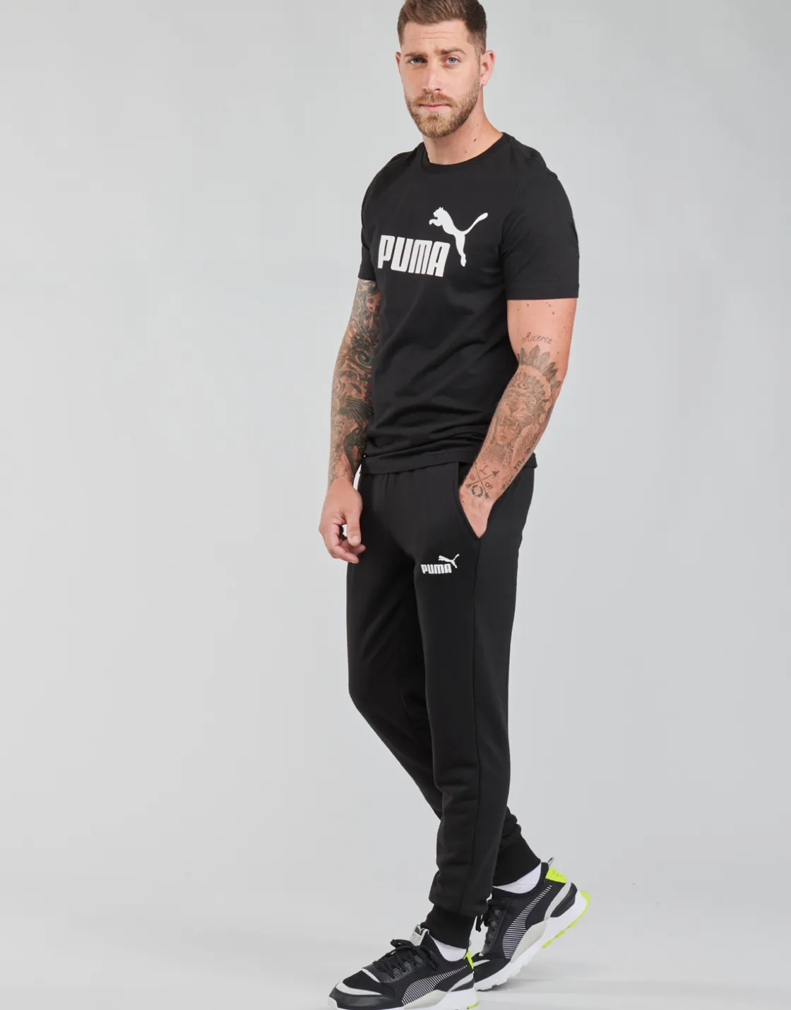 Puma - ESS LOGO PANTS FL CL< Joggings & Survêtements
