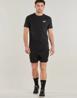 Puma - ESS LOGO WOVEN SHORT Noir Outlet
